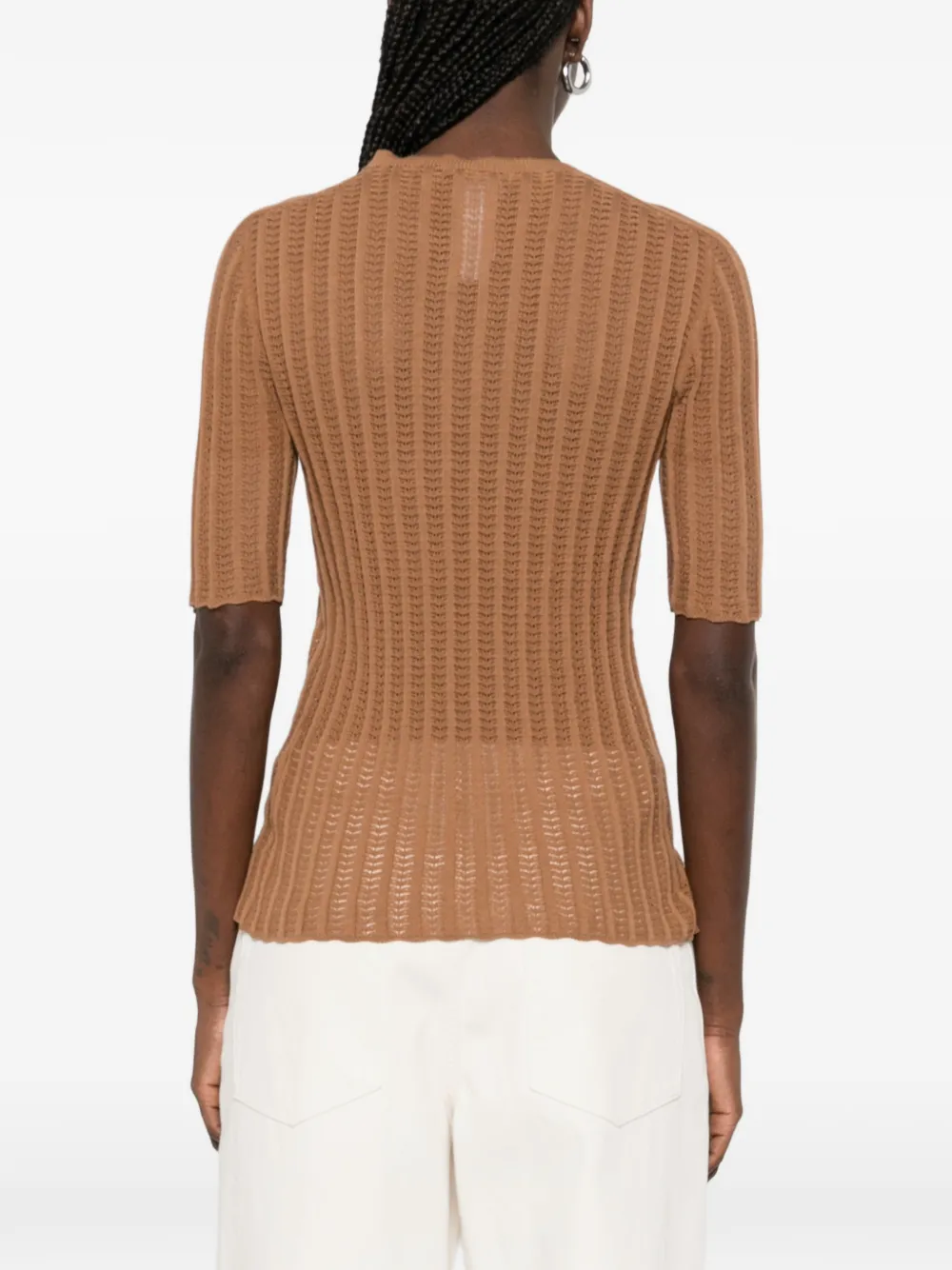 Fabiana Filippi Katoenen T-shirt Bruin