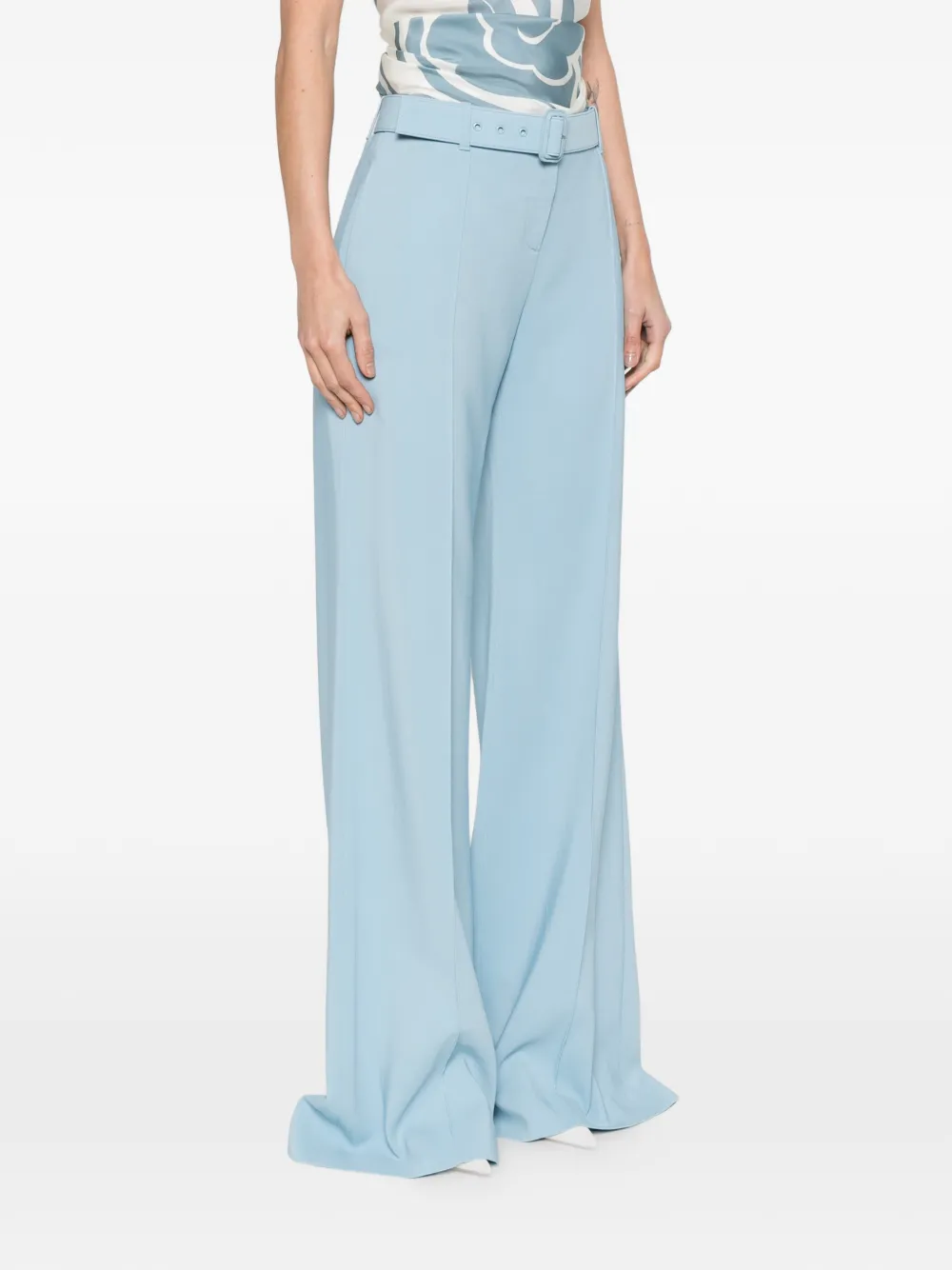 Ermanno Scervino Broek met ceintuur Blauw