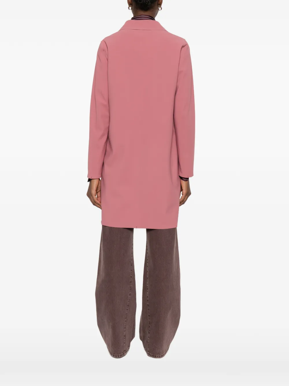 Herno Jas met gekerfde revers Roze