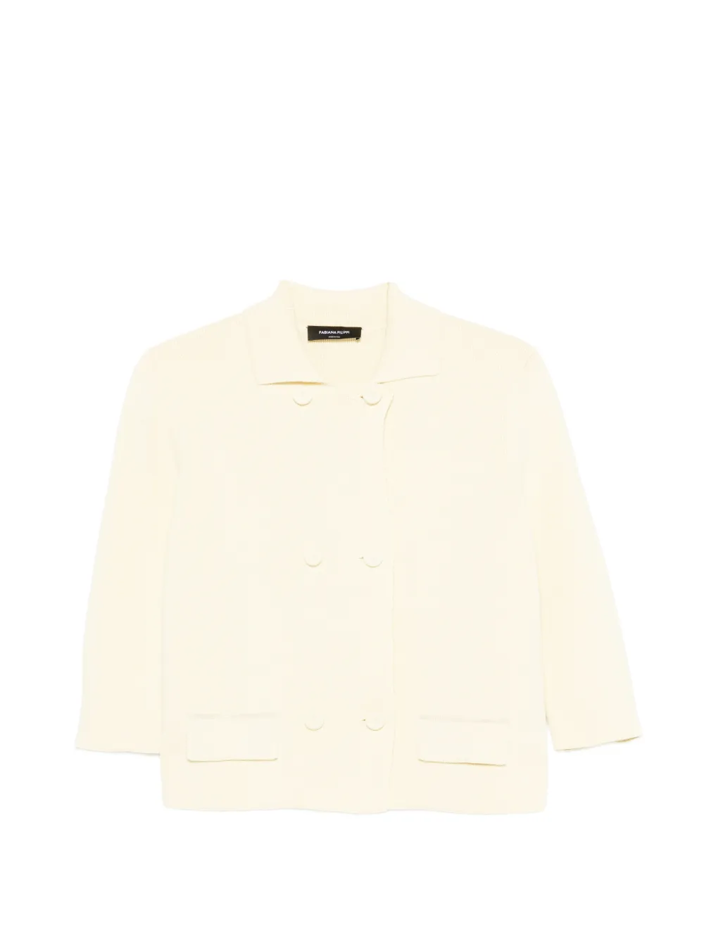 Fabiana Filippi double-breasted jacket - Nude