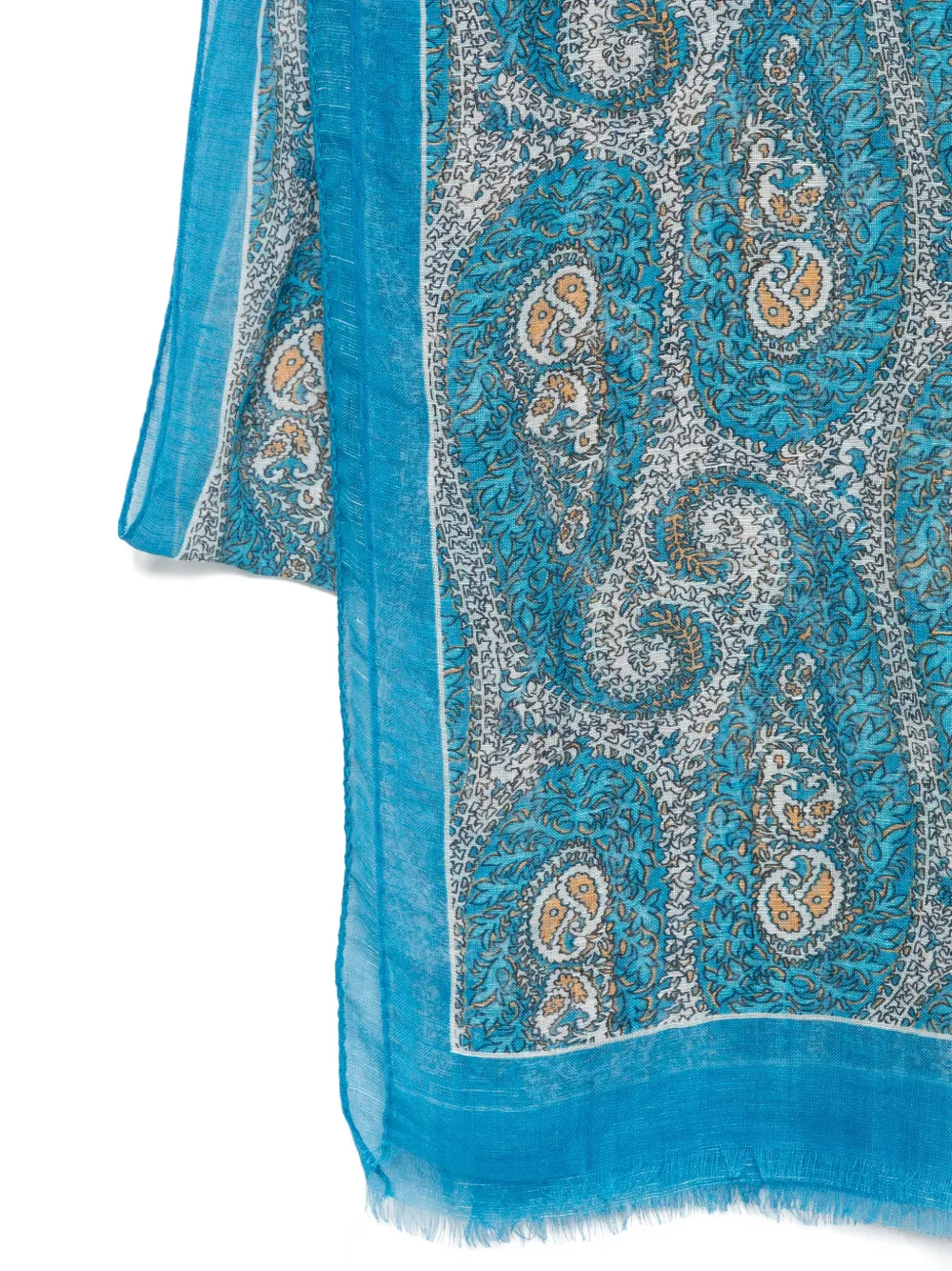  Etro Paisley Scarf - Blue 