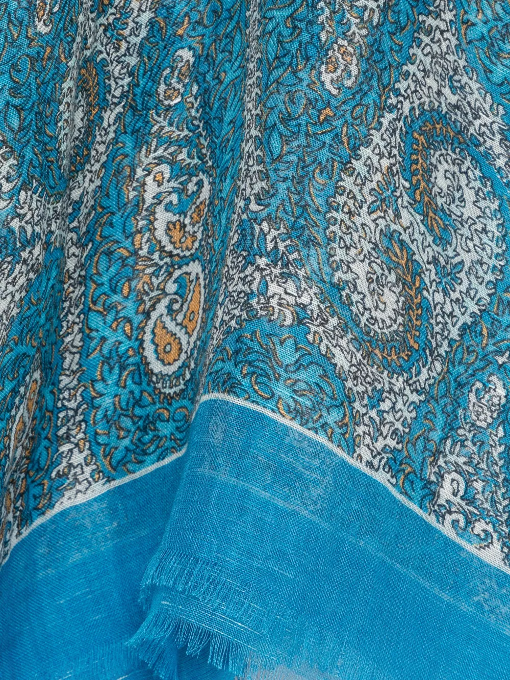  Etro Paisley Scarf - Blue 