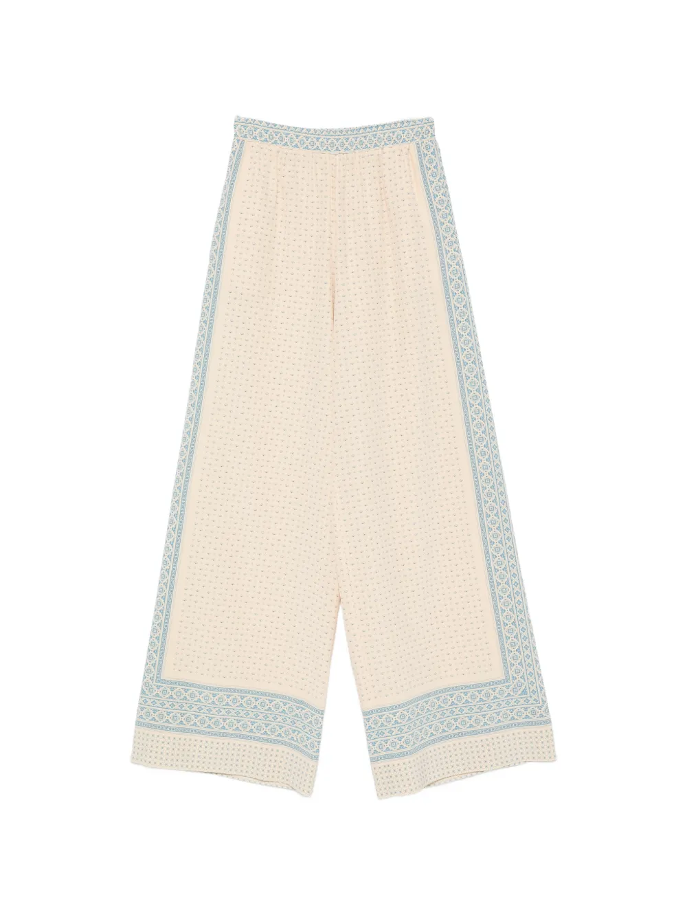 Ermanno Scervino geometric-print palazzo pants - Toni neutri