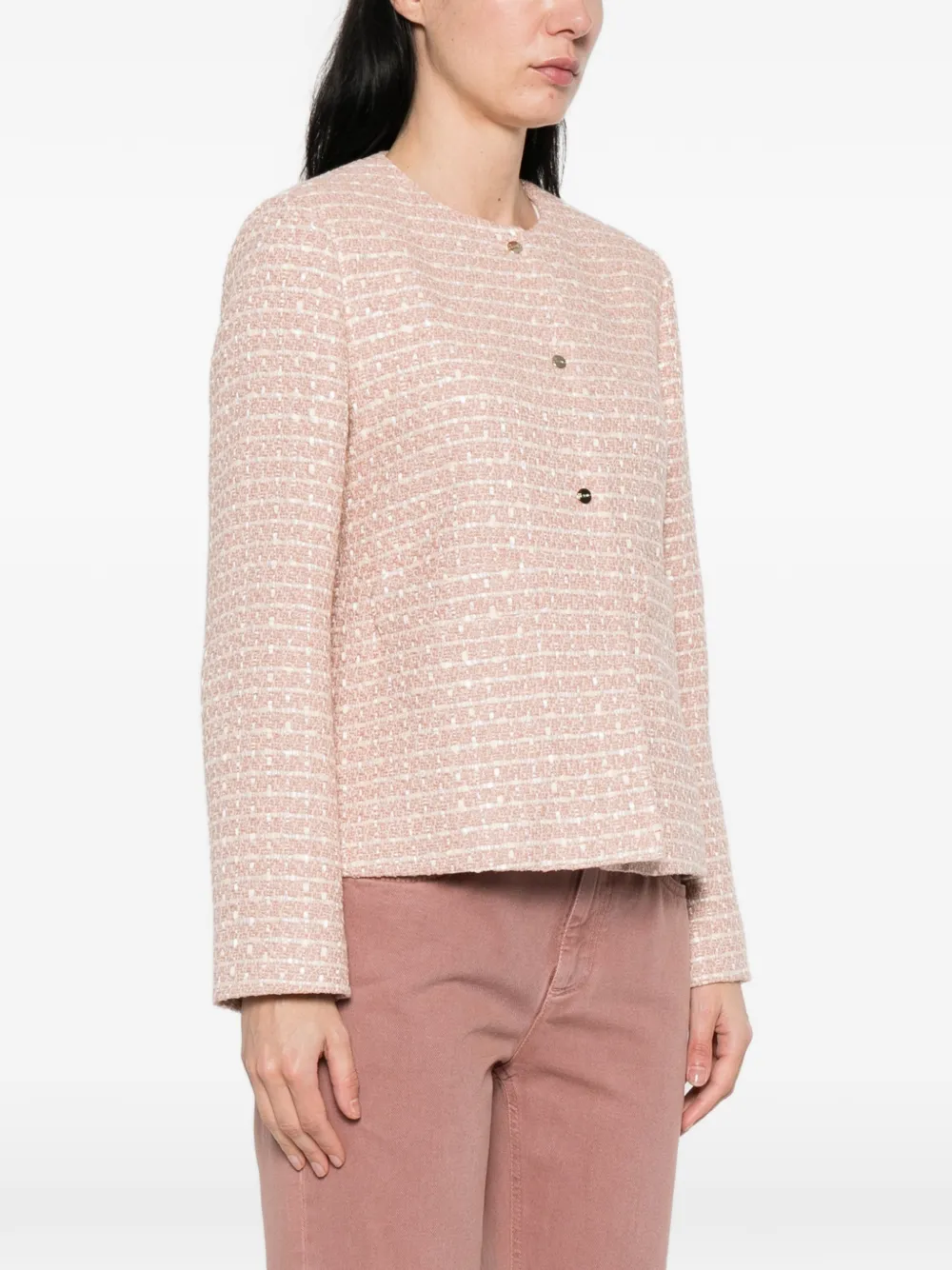  Herno Buttonned-front Jacket - Pink 