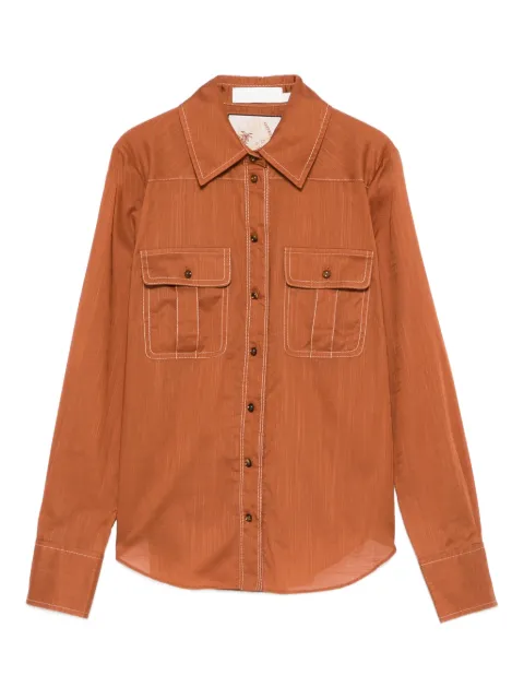 ZIMMERMANN skjorte med brystlomme