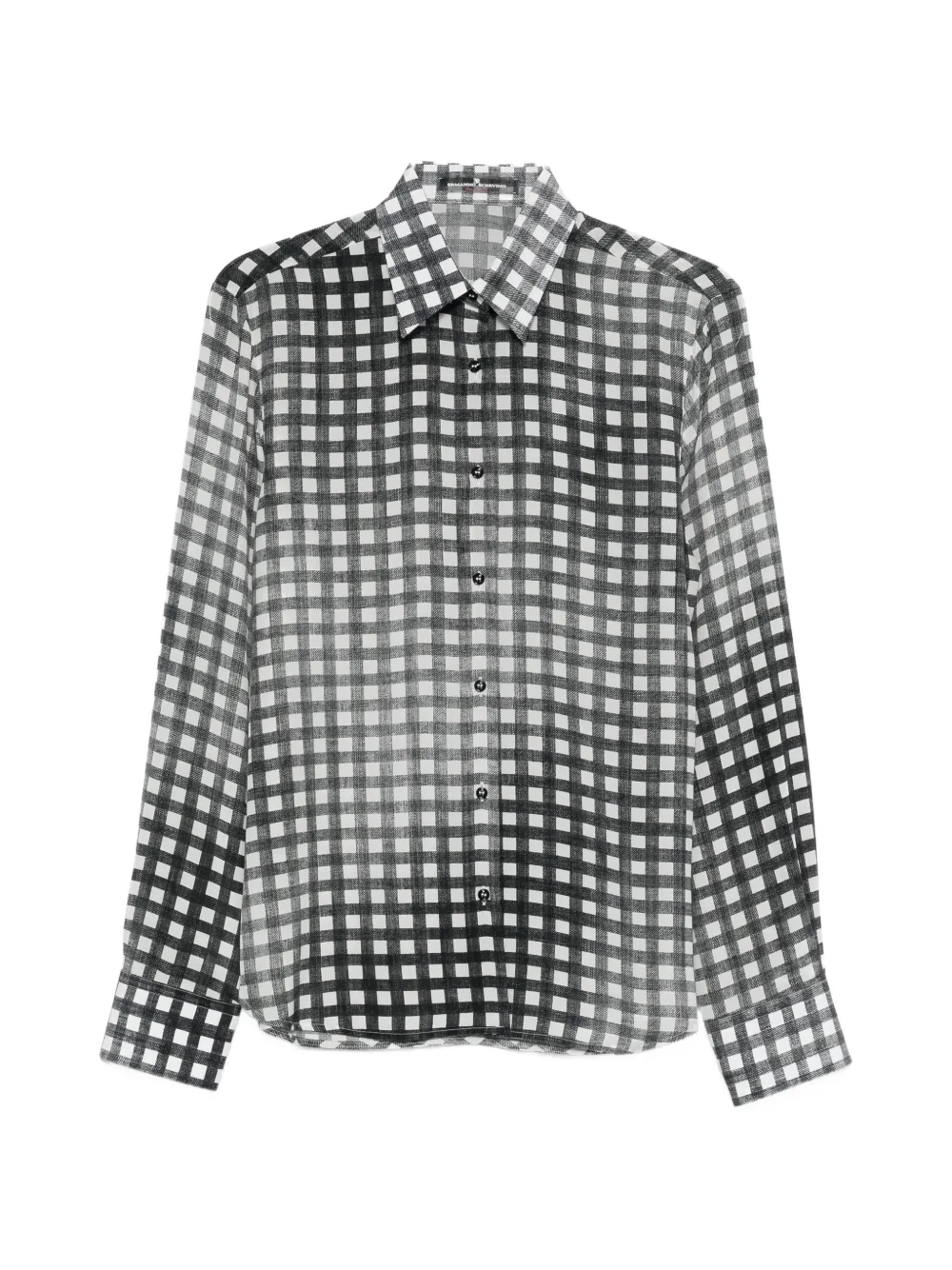 Ermanno Scervino checkered shirt - Schwarz