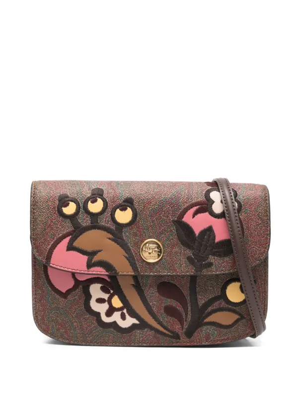 Etro Arnica Shoulder Bag in Brown