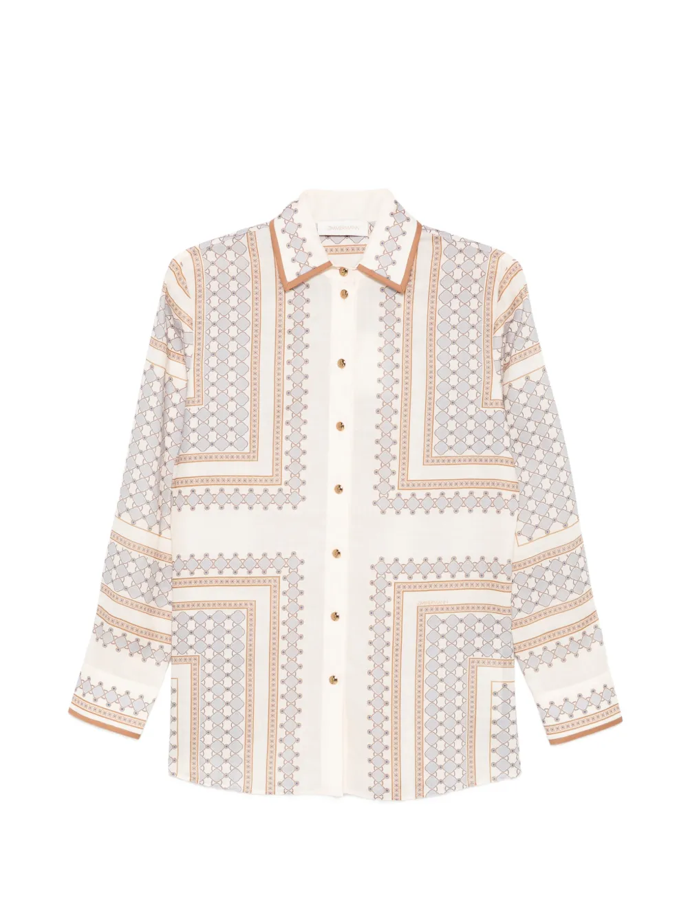 ZIMMERMANN patterned shirt - White