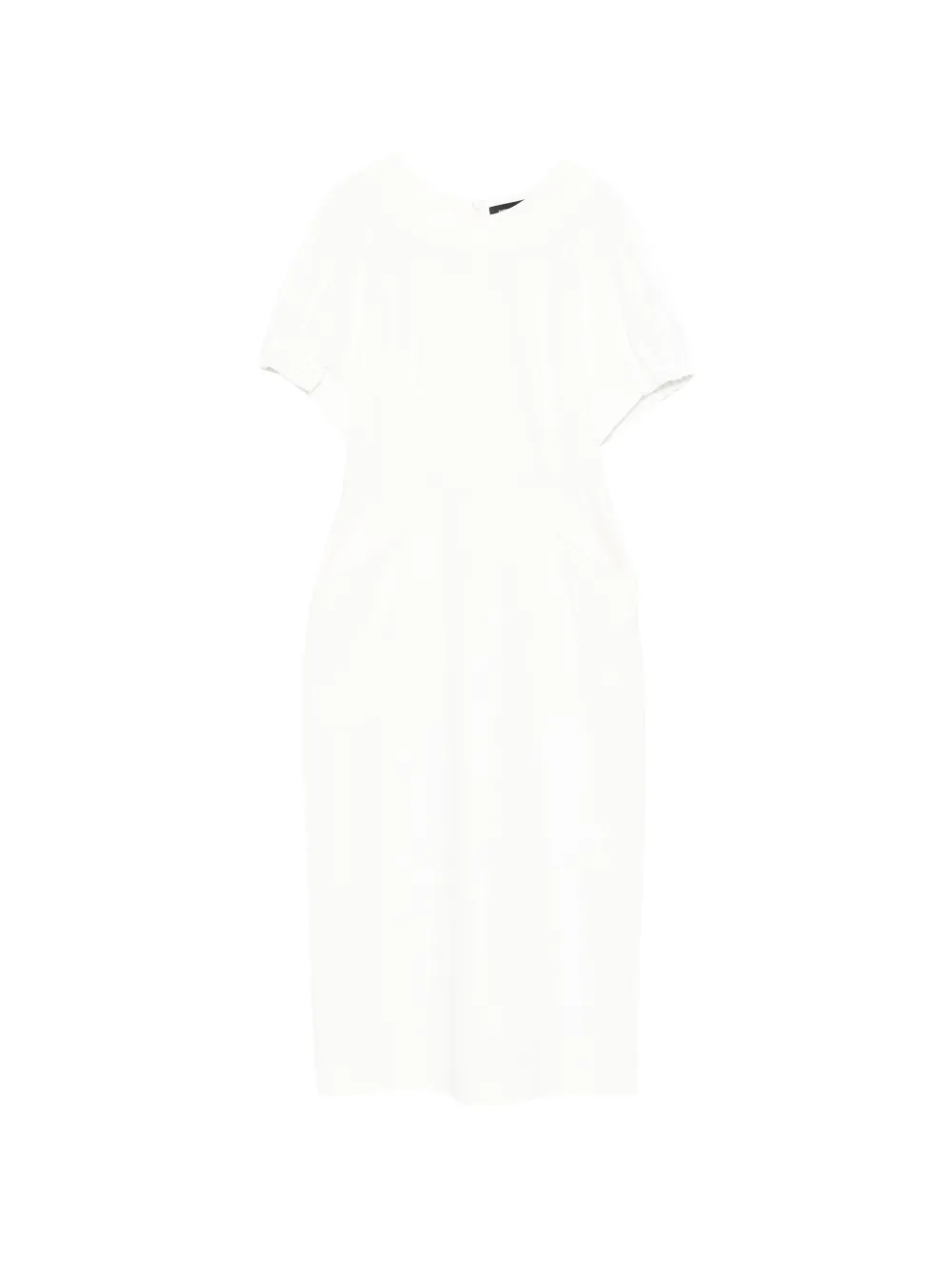 Fabiana Filippi short-sleeve midi shift dress - Bianco