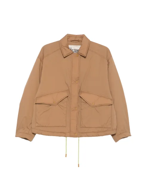 Herno flap-pocket padded jacket