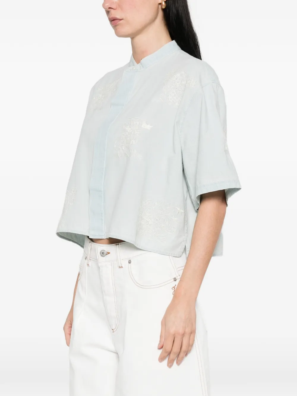 Kenzo Blouse met bloemenprint Blauw