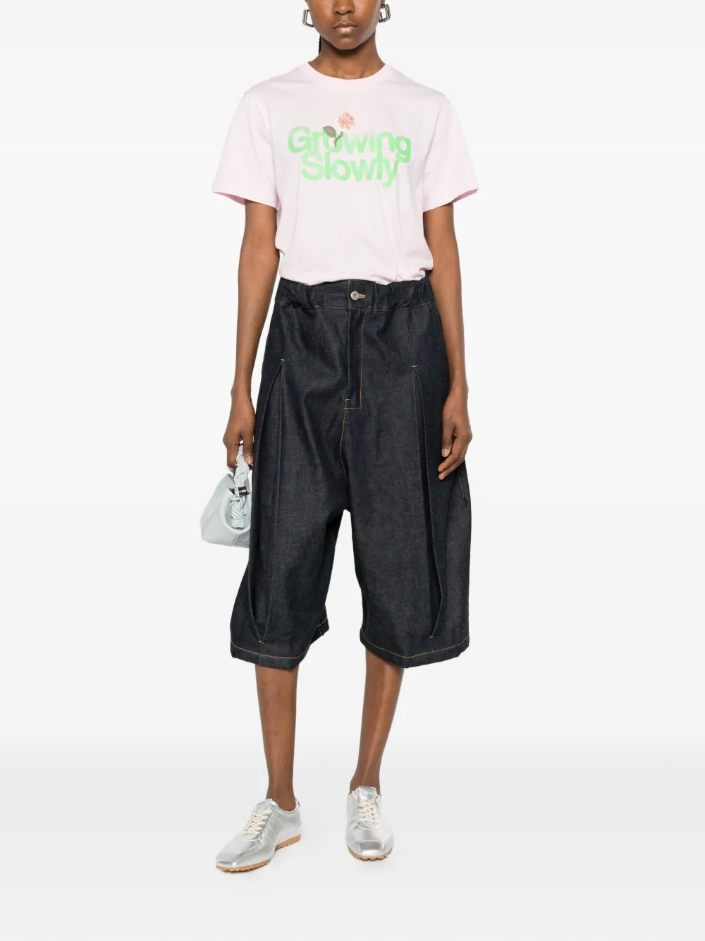  Ganni Printed T-shirt - Pink 