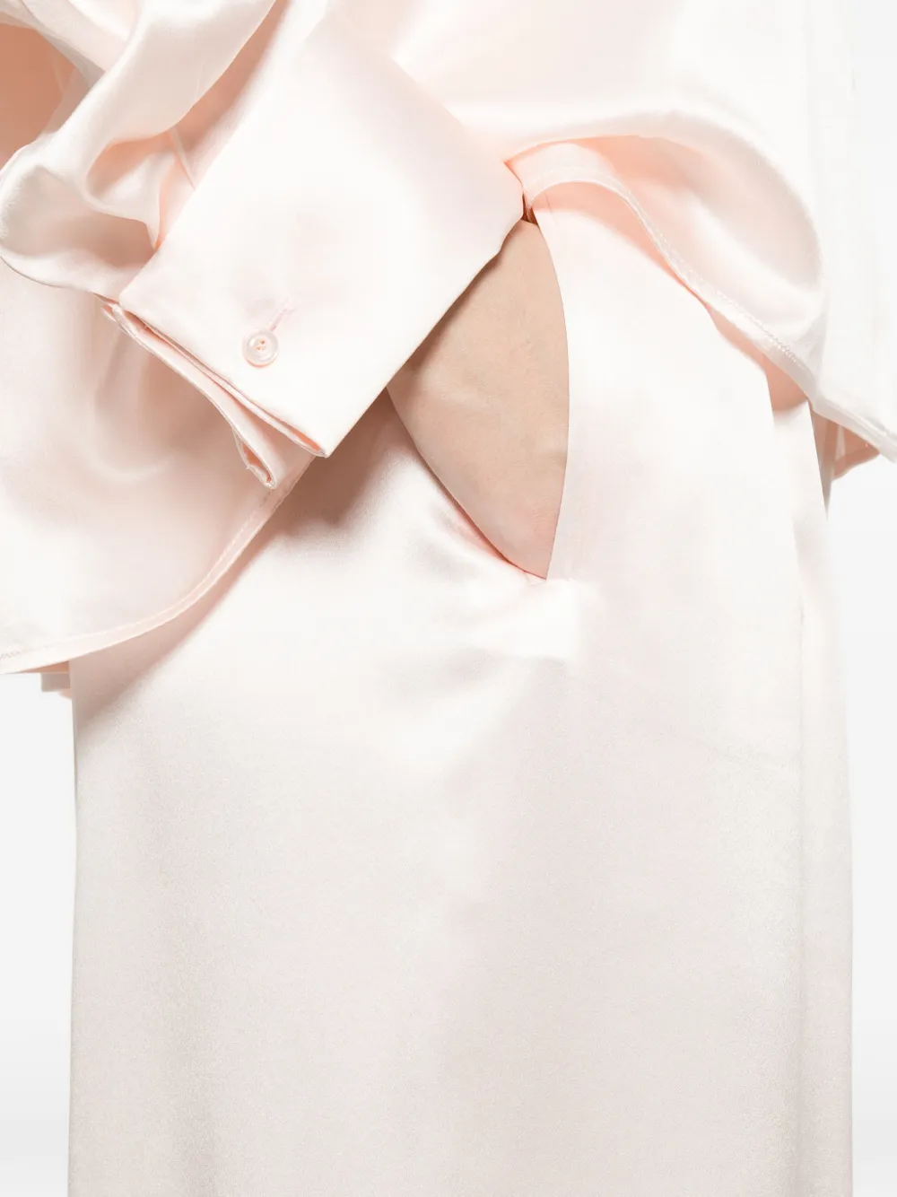 Ermanno Scervino Broek met elastische tailleband Roze