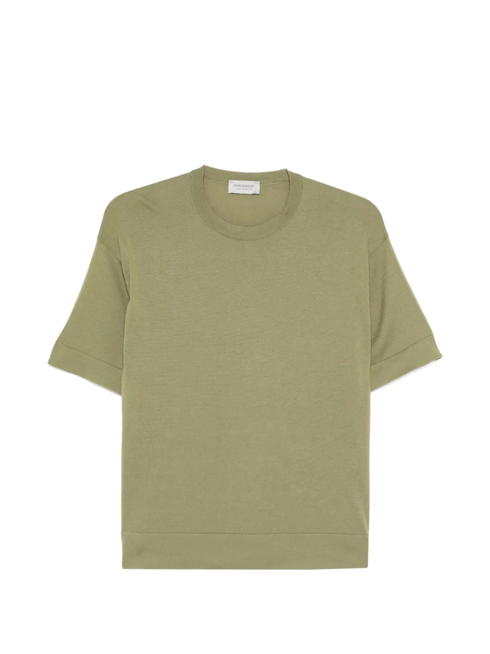 John Smedley Danby fine-knit T-shirt - Verde