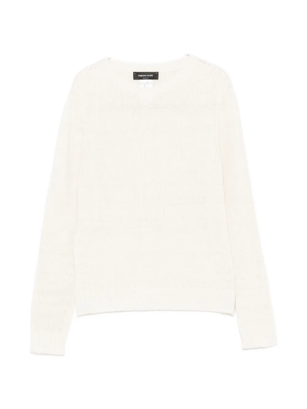 Fabiana Filippi long-sleeves sweater - Bianco