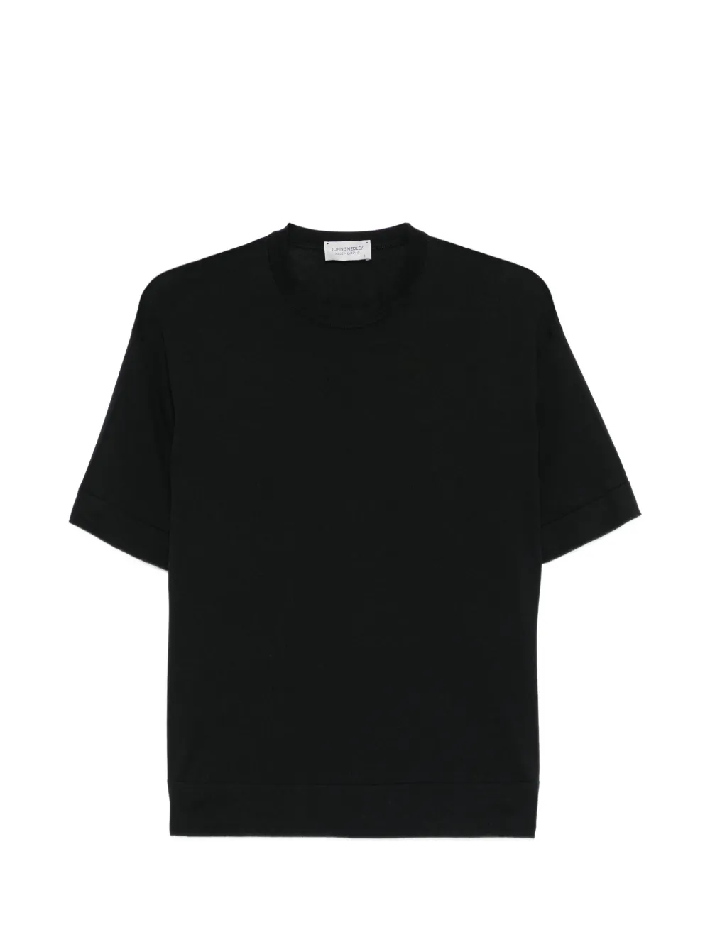 John Smedley Danby fine-knit T-shirt - Nero
