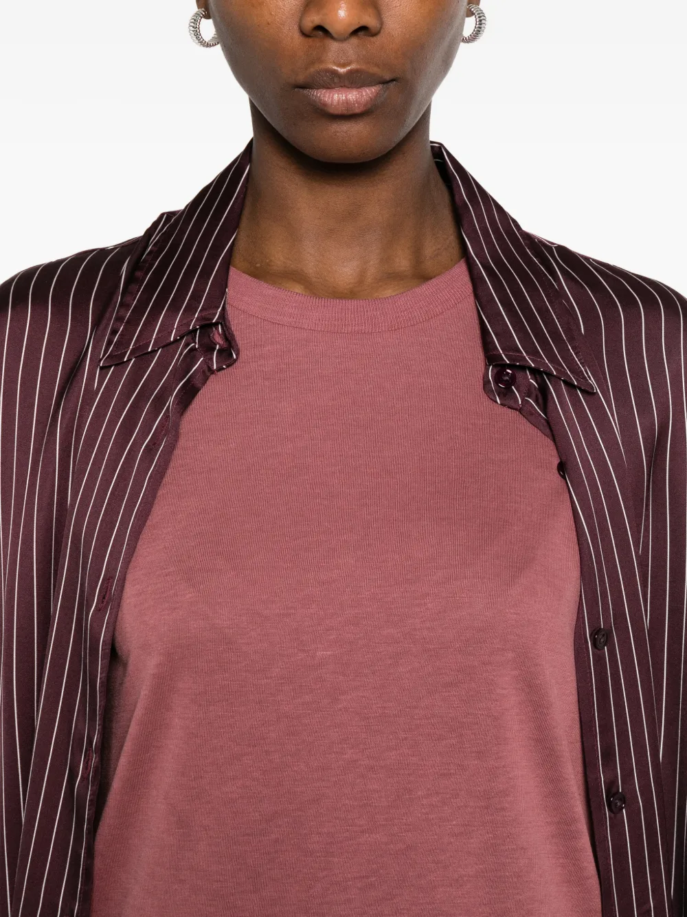 Herno T-shirt met ronde hals Roze