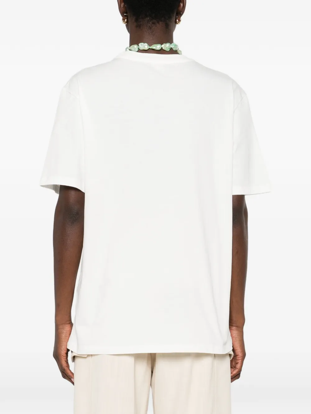 ETRO T-shirt met logodetail Beige