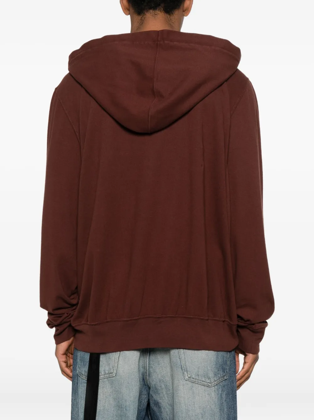 Rick Owens DRKSHDW Katoenen hoodie Rood