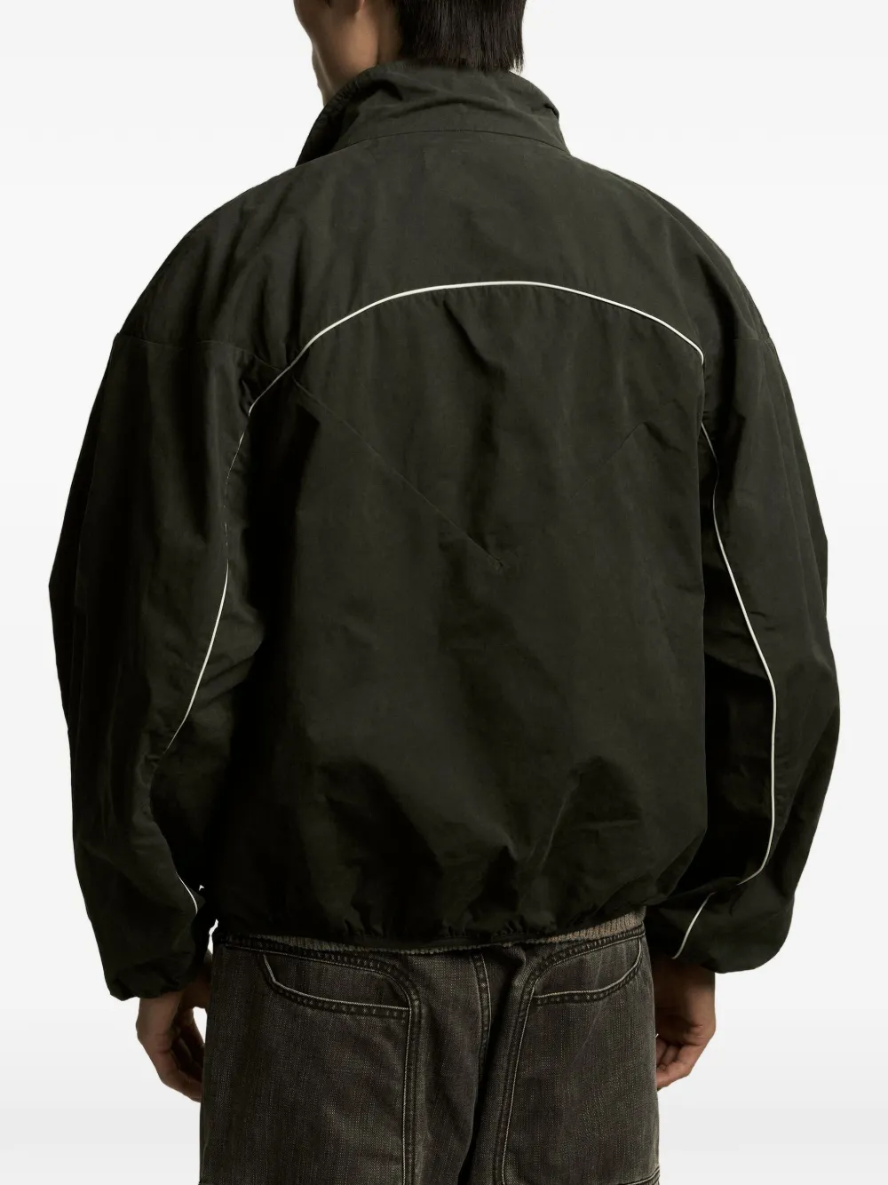 Namesake Zip Trim Jacket In Black