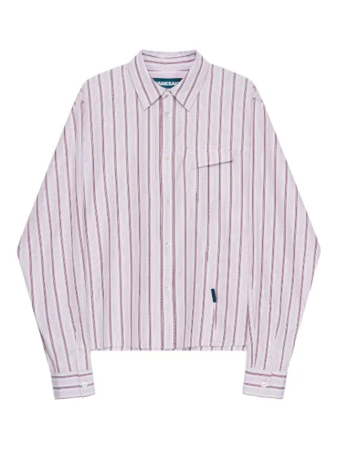 NAMESAKE striped pocket shirt