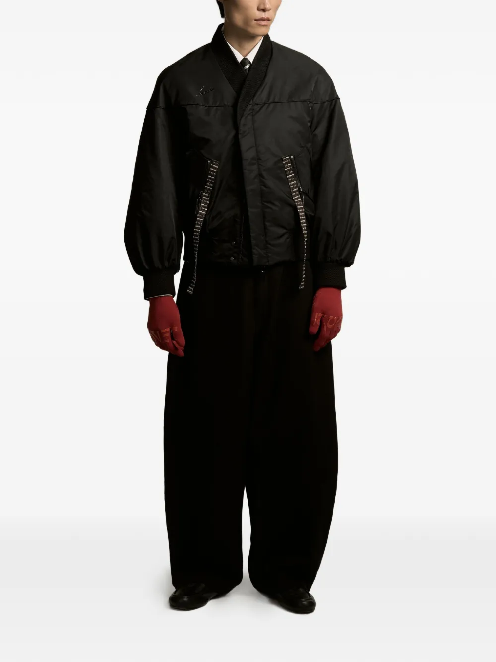 Namesake Seam Wool Trousers In Black