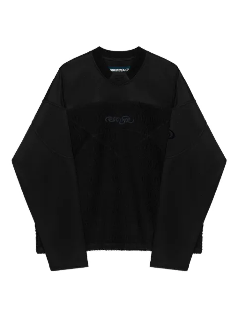 NAMESAKE wave panel sweatshirt