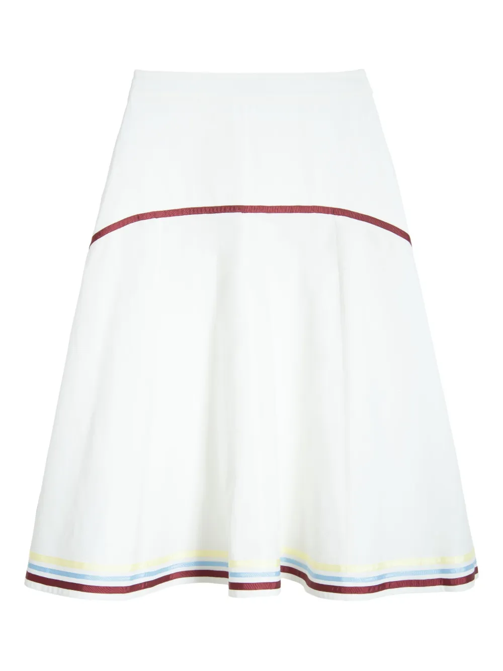 Isolda Maranhão Midi Skirt In White