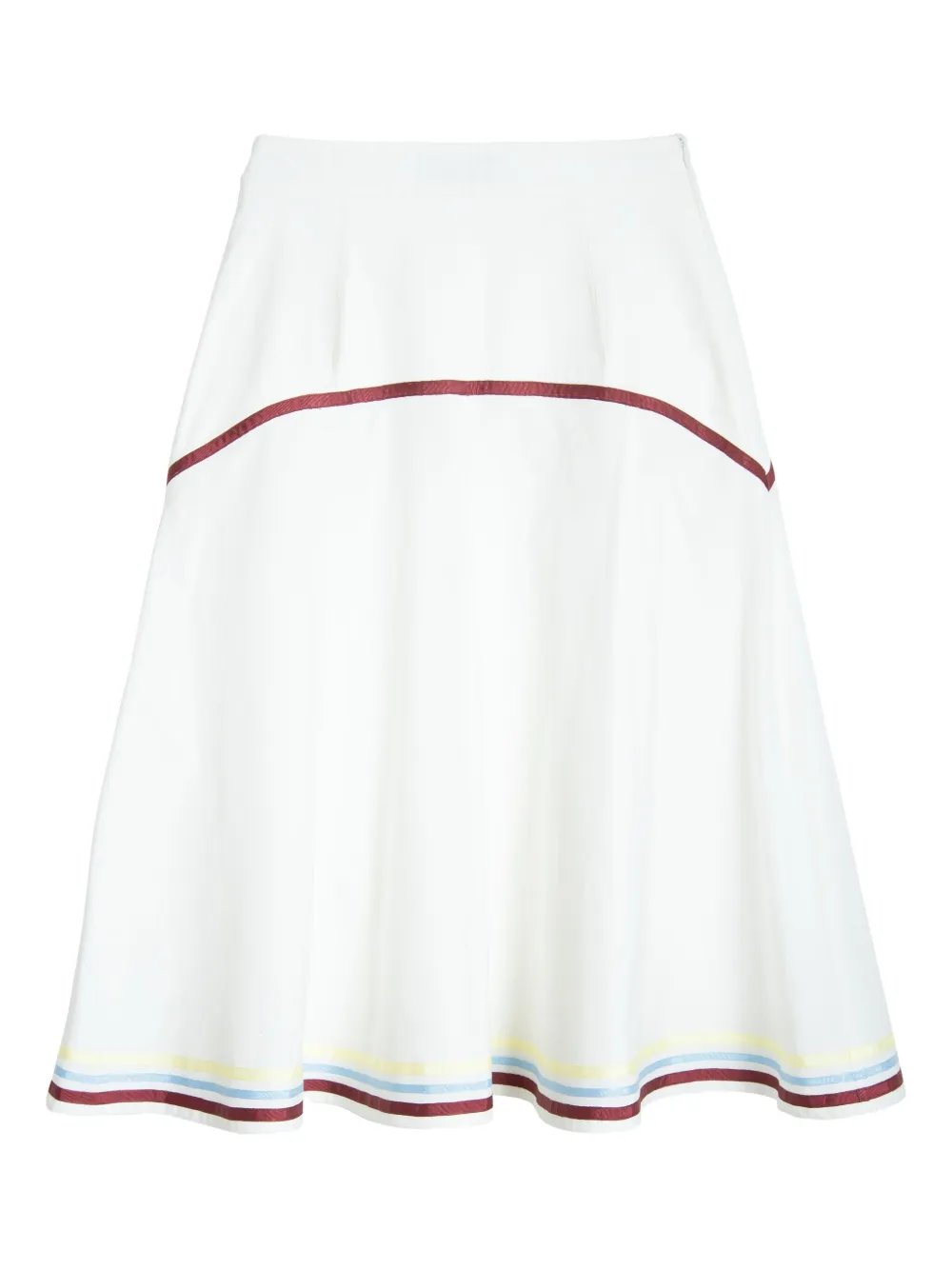 Isolda Maranhão Midi Skirt In White