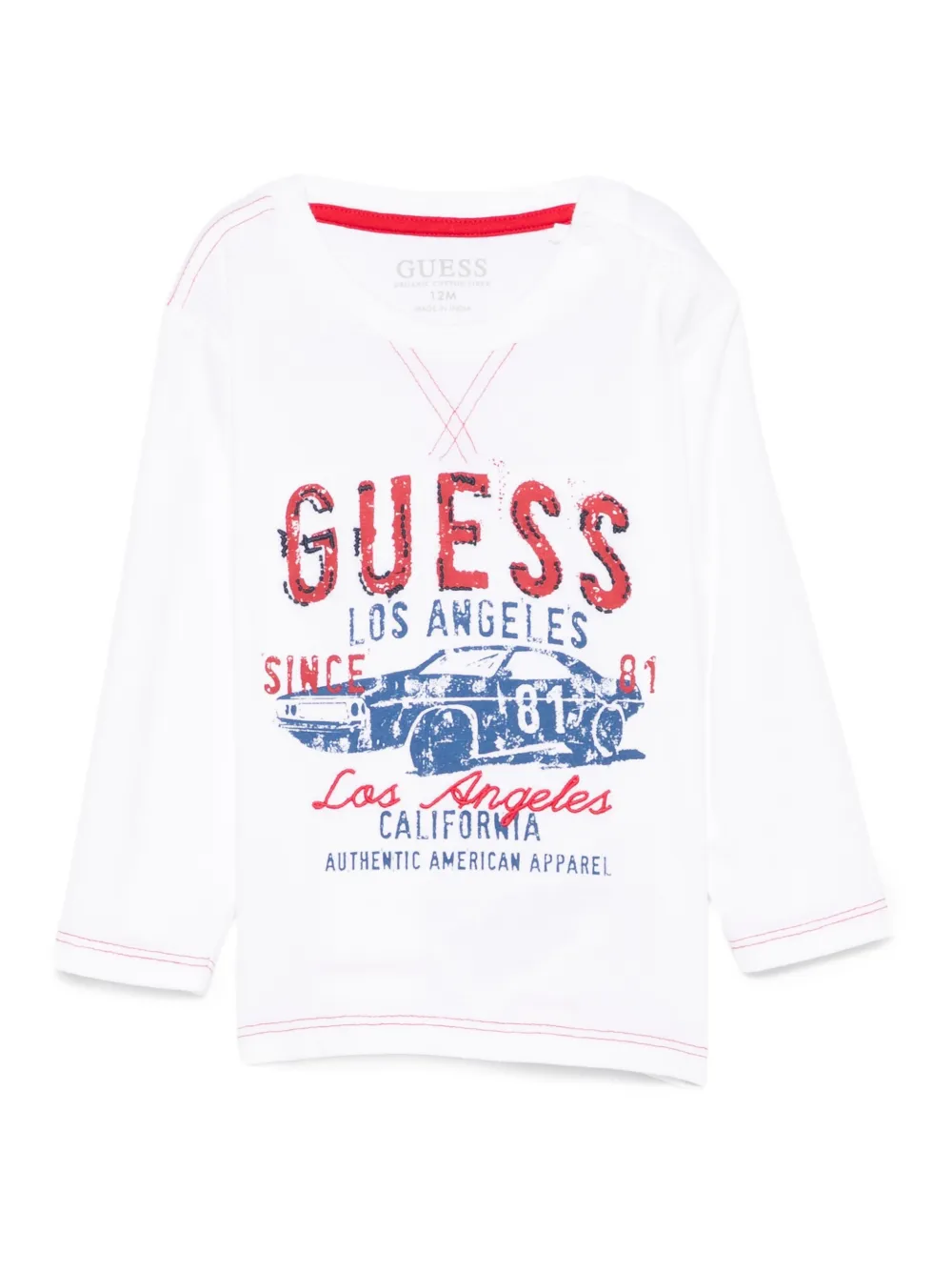 guess kids playera con logo estampado | blanco | Image 1