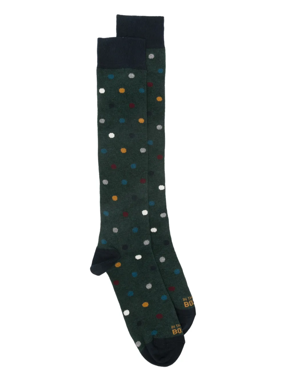 In The Box Pois polka-dot socks | Green | Image 1