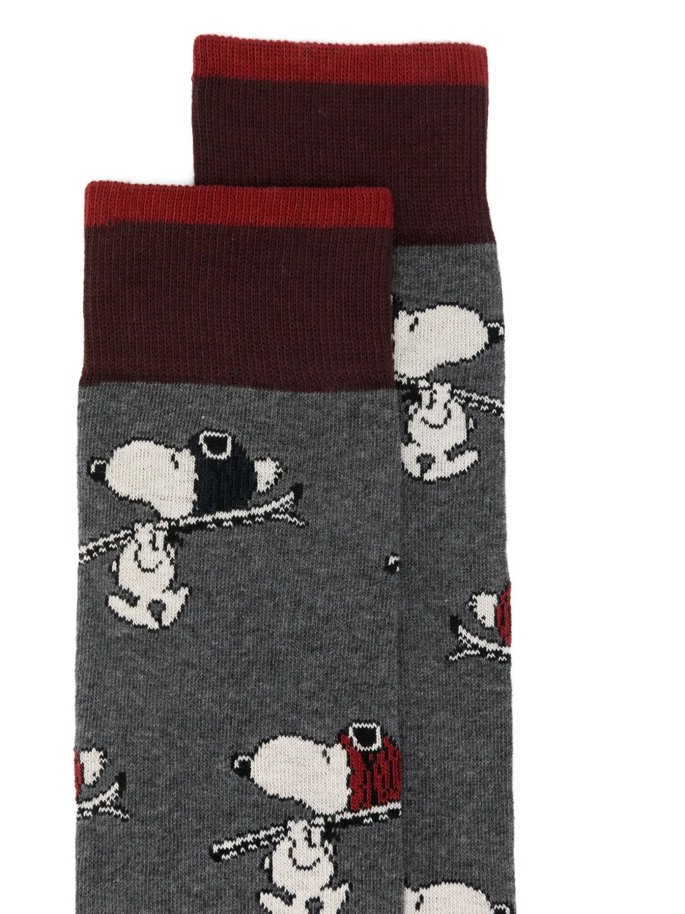 In The Box x Peanuts Snoopy Ski all-over socks | Image 2