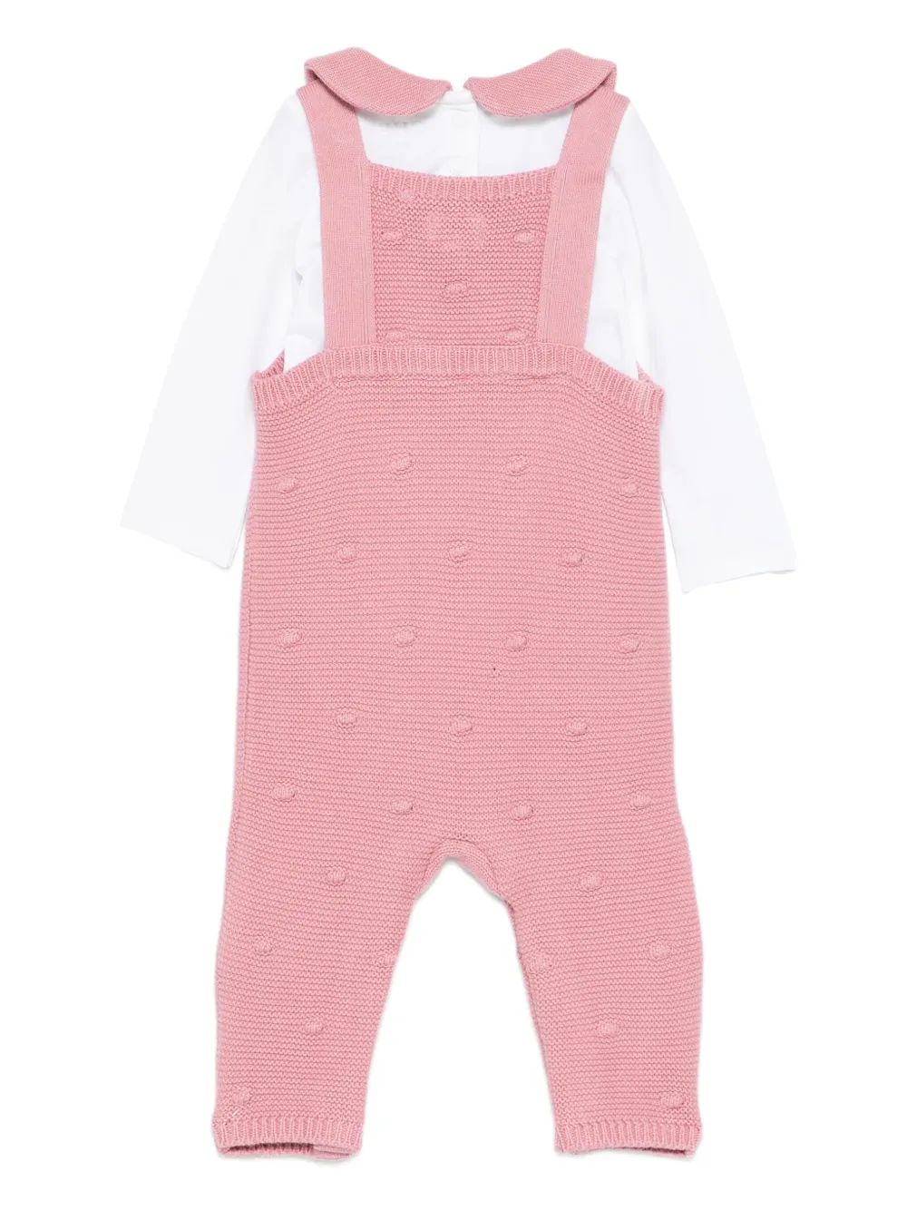 Guess Pocket Knitted Pajama Set In Pink