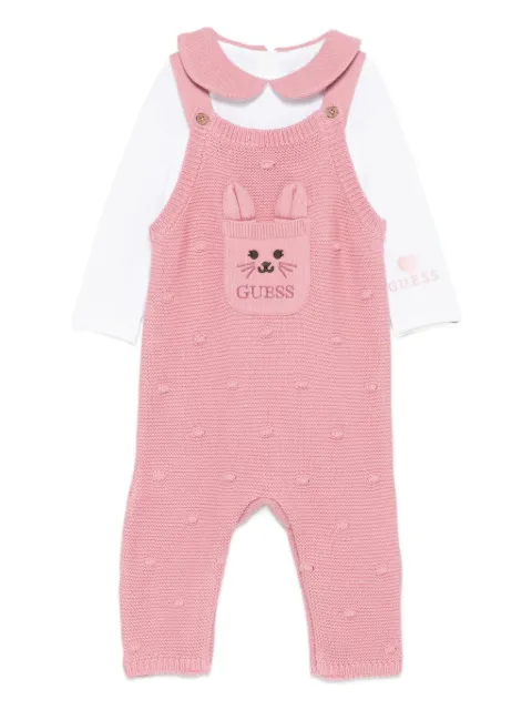 guess kids pocket knitted pajama set