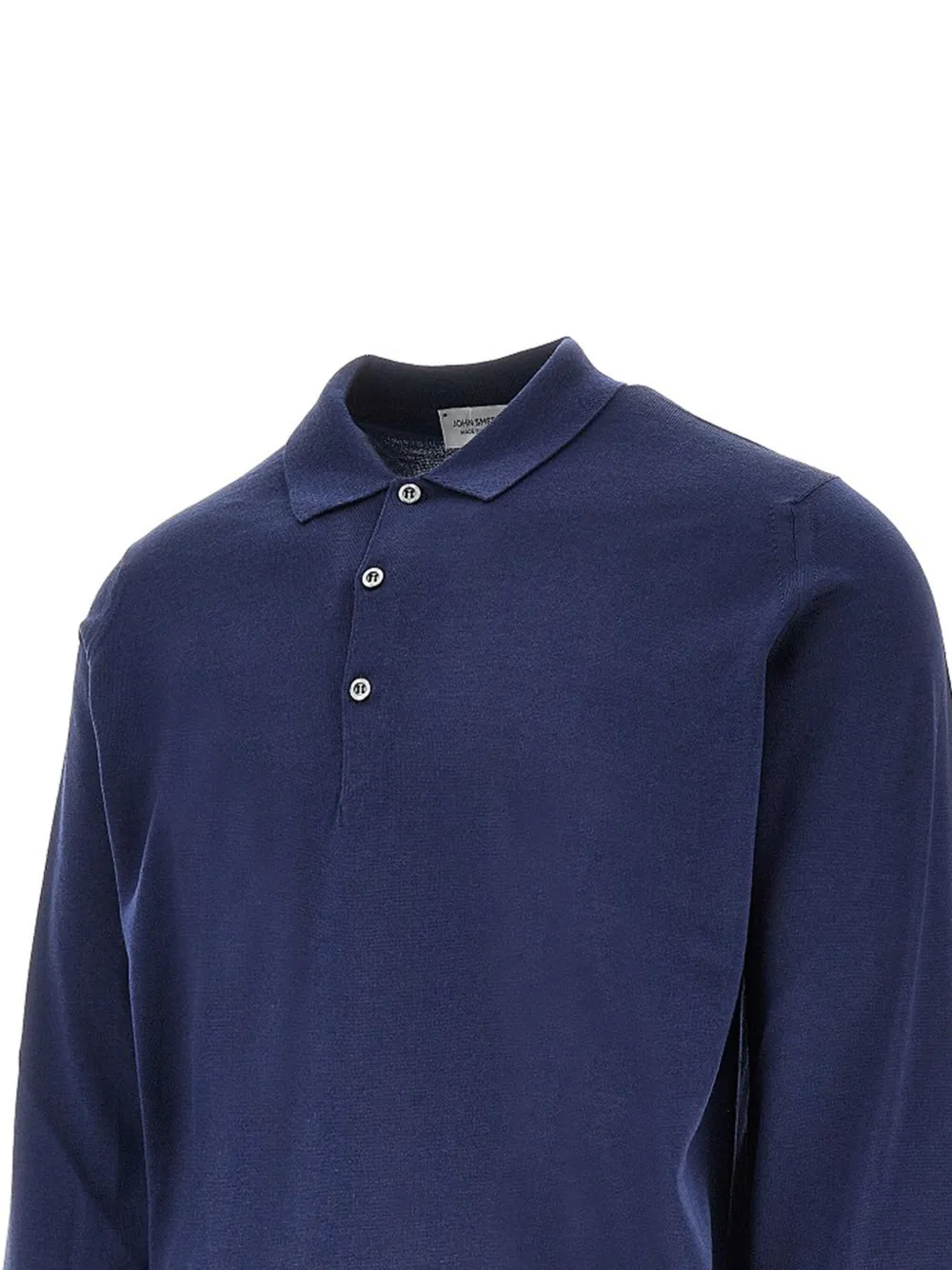 John Smedley Belper poloshirt - Blauw