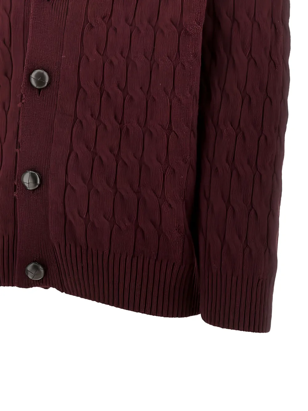 AMARÁNTO cable-knit button-front cardigan | Cardigans | Image 2