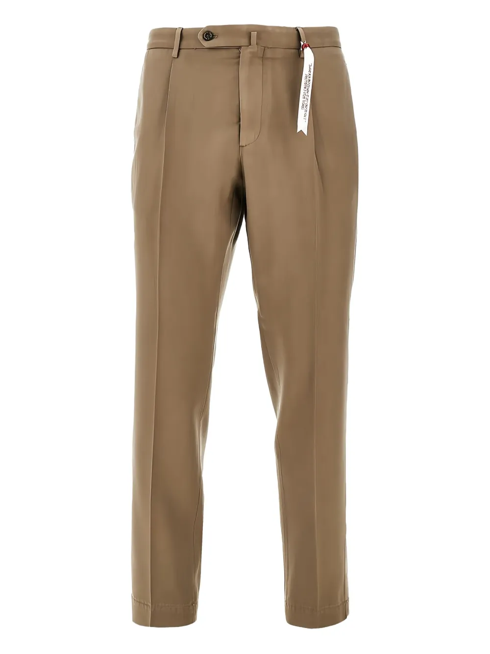 Santaniello pleated-front trousers | Brown | Image 1