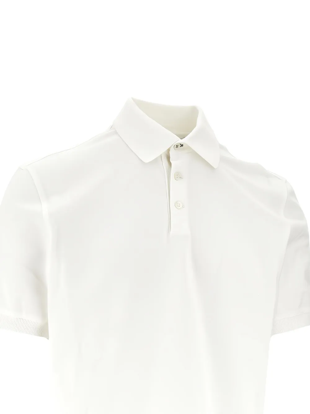 Brunello Cucinelli Poloshirt met korte mouwen - Wit