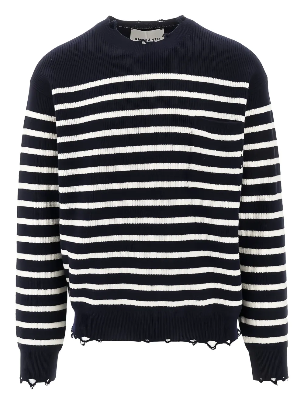 AMARÁNTO striped-pattern sweater | Blue | Image 1