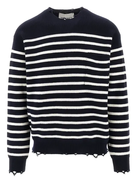 AMARÁNTO striped-pattern sweater