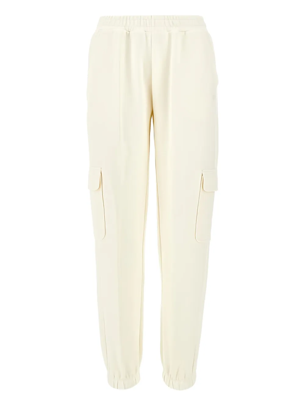 Emporio Armani Elasticated-waist Cargo Pants In Brown