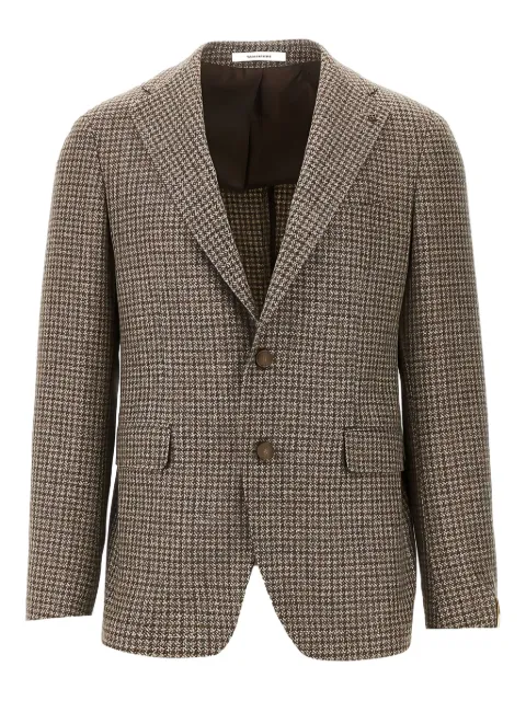 Tagliatore houndstooth single-breasted blazer