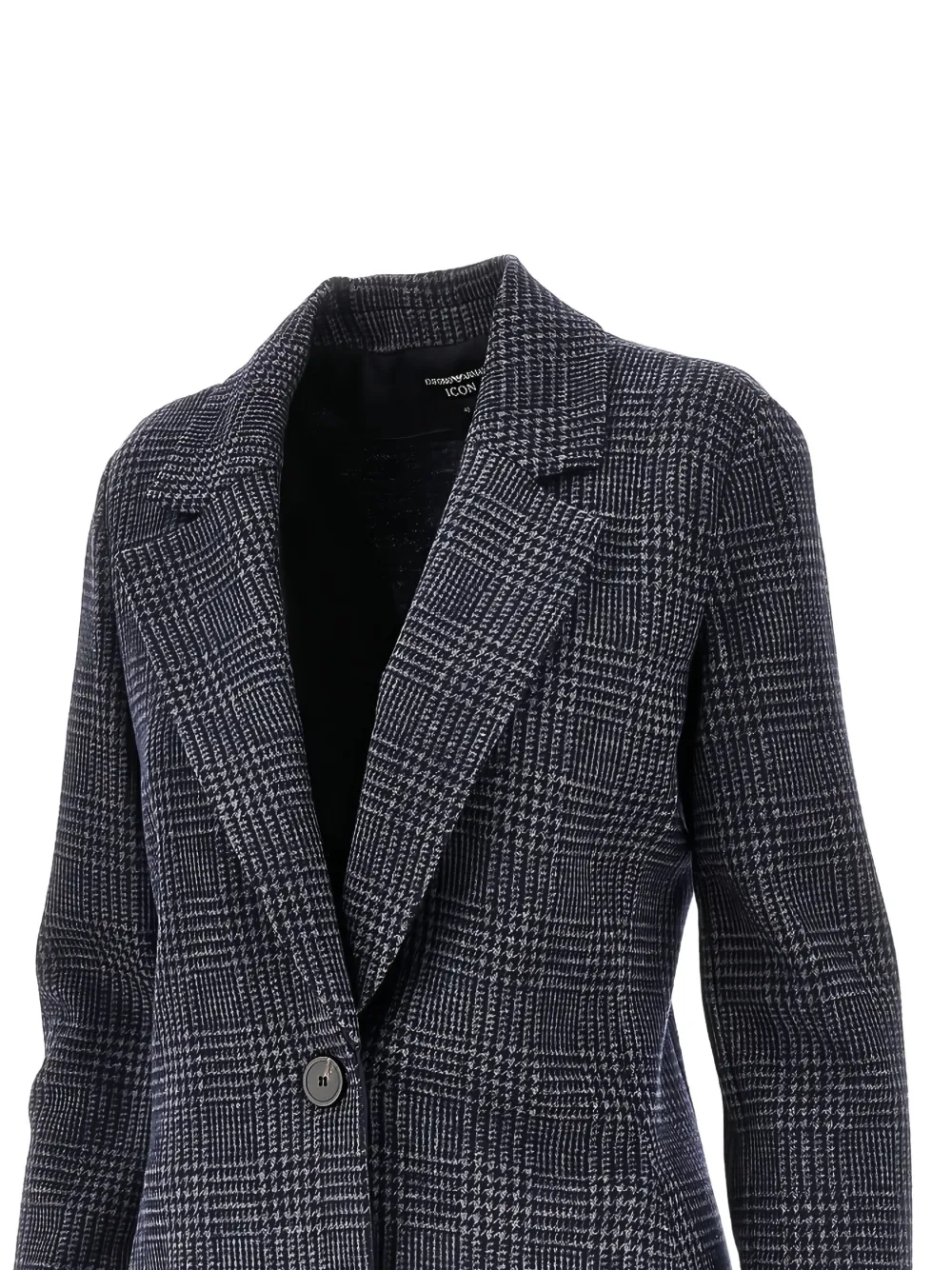 Emporio Armani Prince-of-Wales blazer Blauw