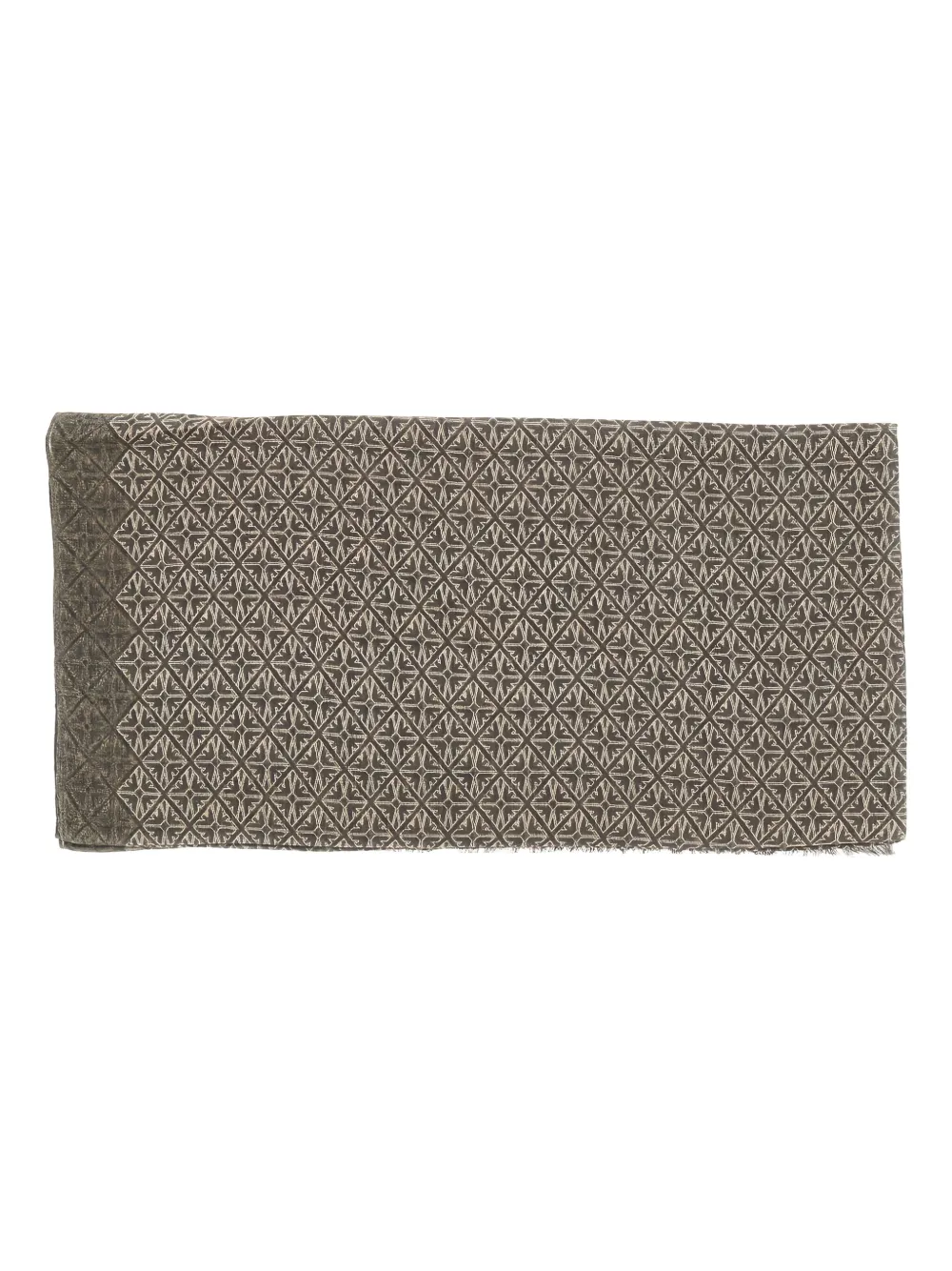 Emporio Armani Sjaal met geometrische print - Bruin