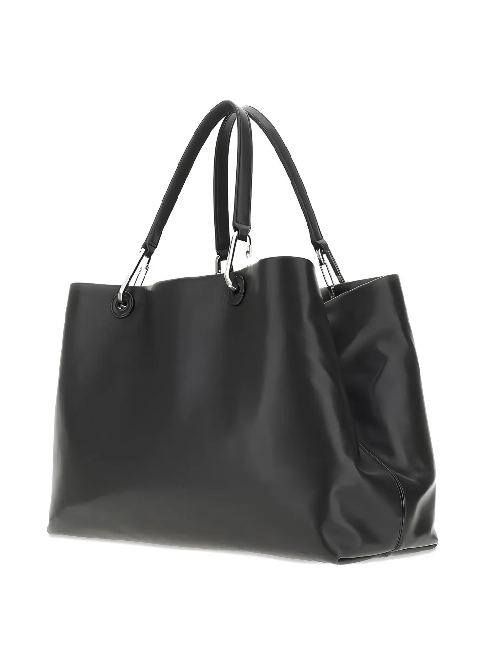 Emporio Armani Shopper met logo - Zwart