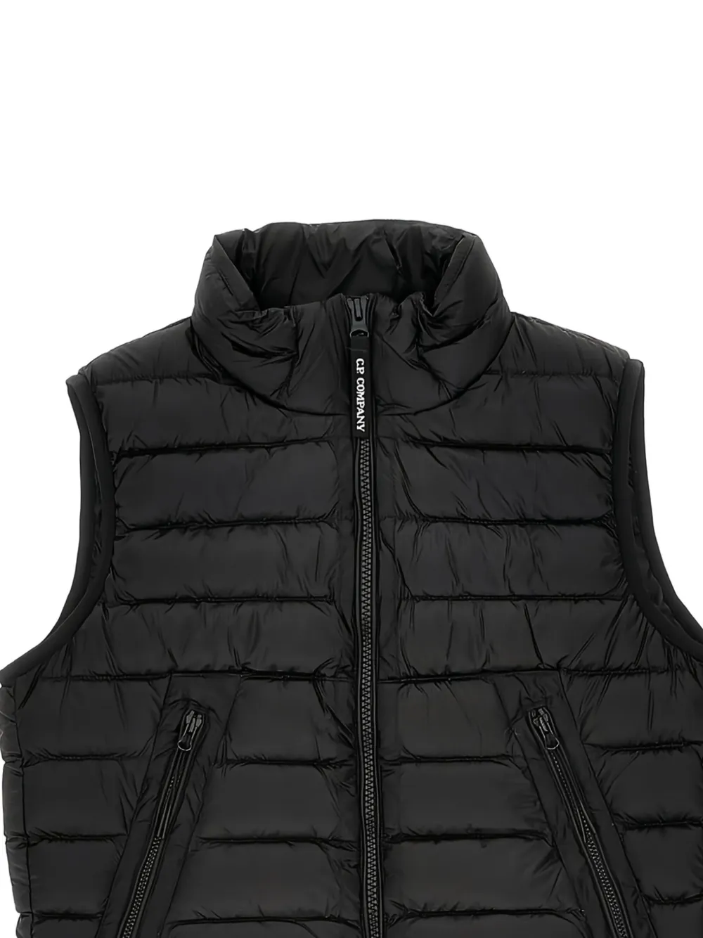 C.P. Company Kids Gewatteerde bodywarmer met rits Zwart
