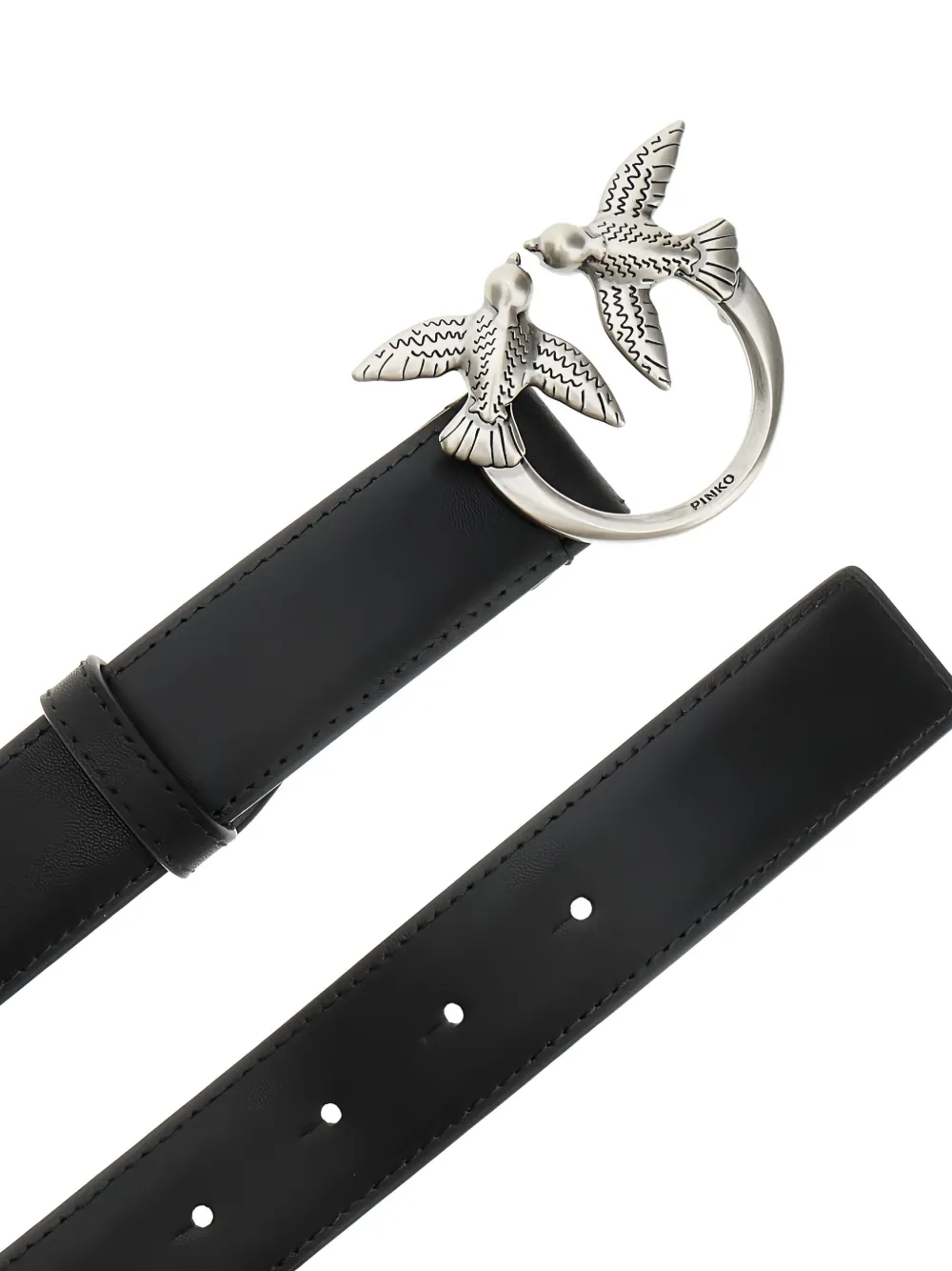PINKO Love Birds belt - Zwart