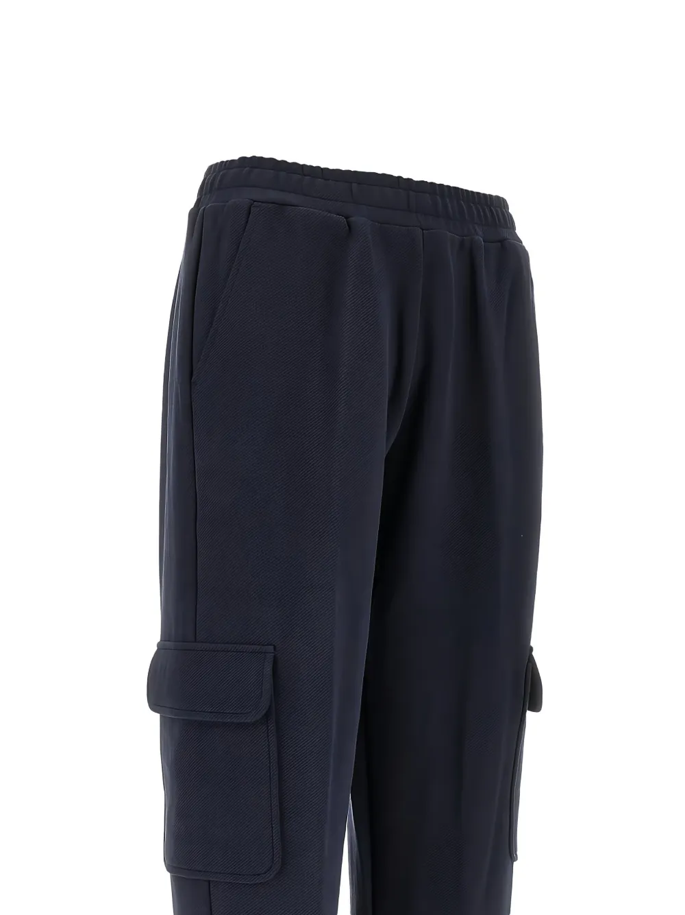 Emporio Armani Cargo broek met elastische taille - Blauw