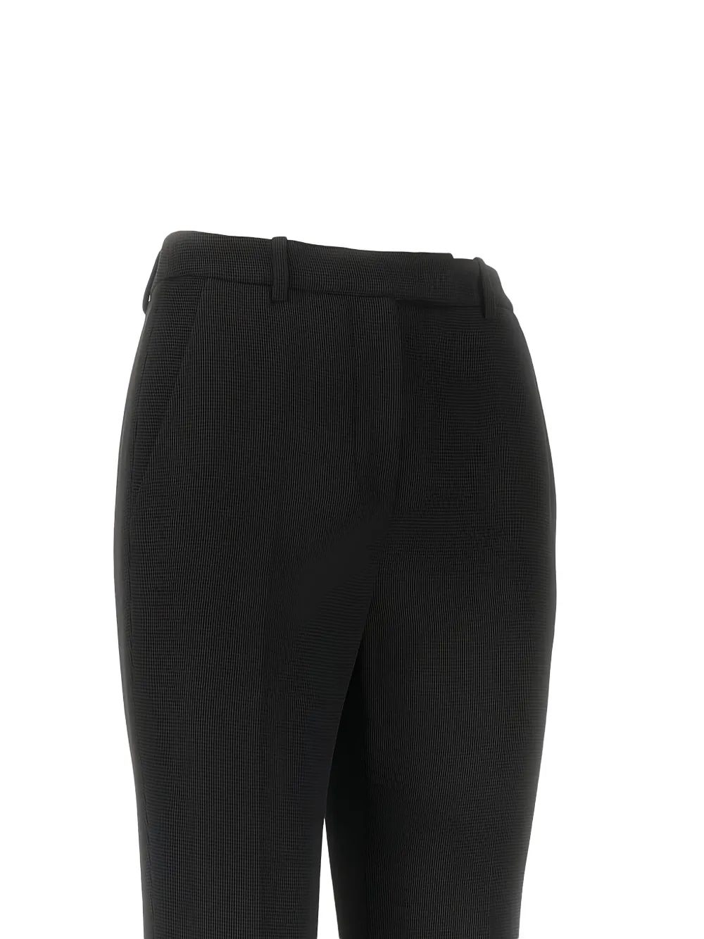 Emporio Armani Broek met textuur - Zwart