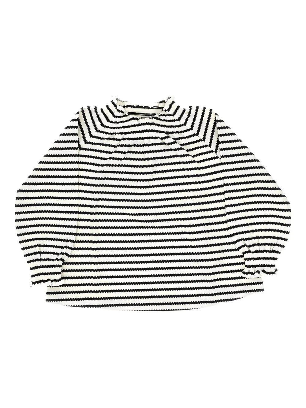 Doudou et Compagnie striped long-sleeve blouse | White | Image 1